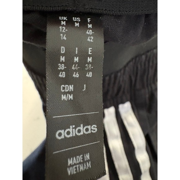 Adidas Tiro Woven Loose 7/8 Pants 3 Stripe Snap Button Legs Women's Size Medium - Picture 4 of 13